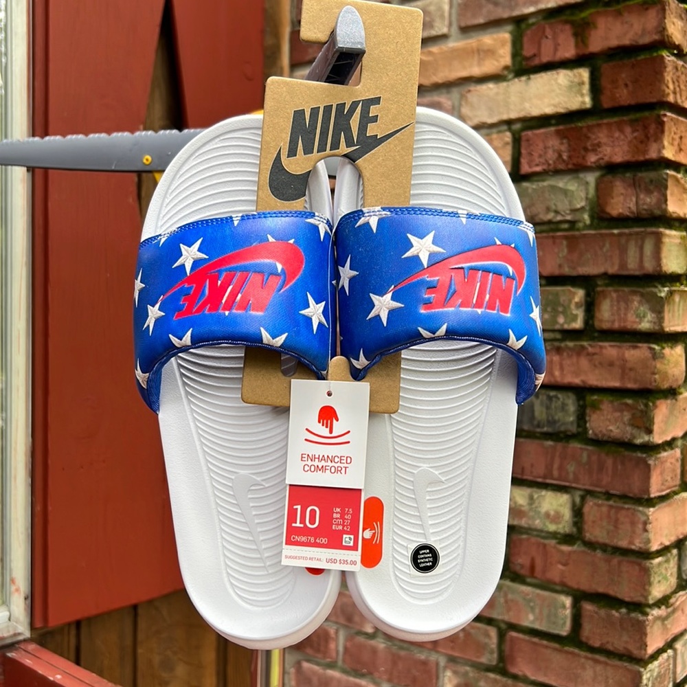 Nike Victori One Slide Print Size 10 Brand New